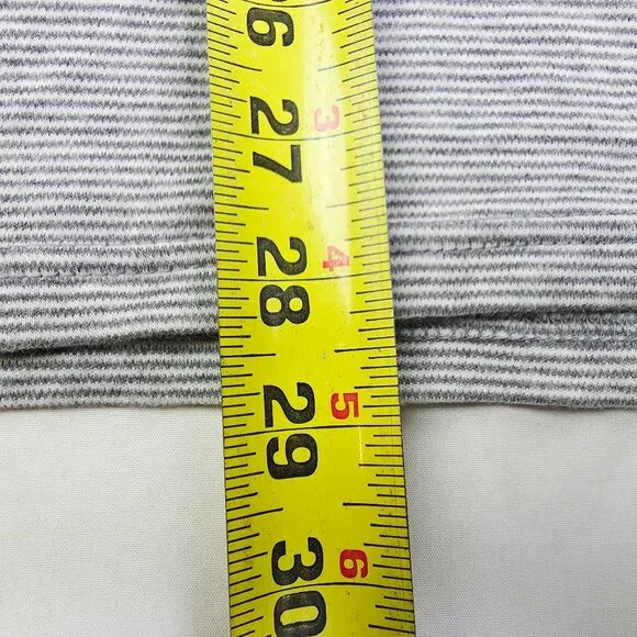 Calvin Klein Liquid Touch Embroidered Chest Logo Gray White Stripe Mens 2XL Polo - Picture 10 of 12